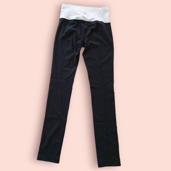 Lululemon high waisted white Band ankle leggings small size 4 - Picture 4 of 5